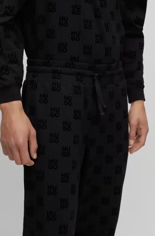 Hugo Flock Aop Pants Black