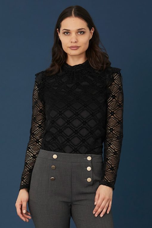 Rue de Femme Getsia Blouse Black
