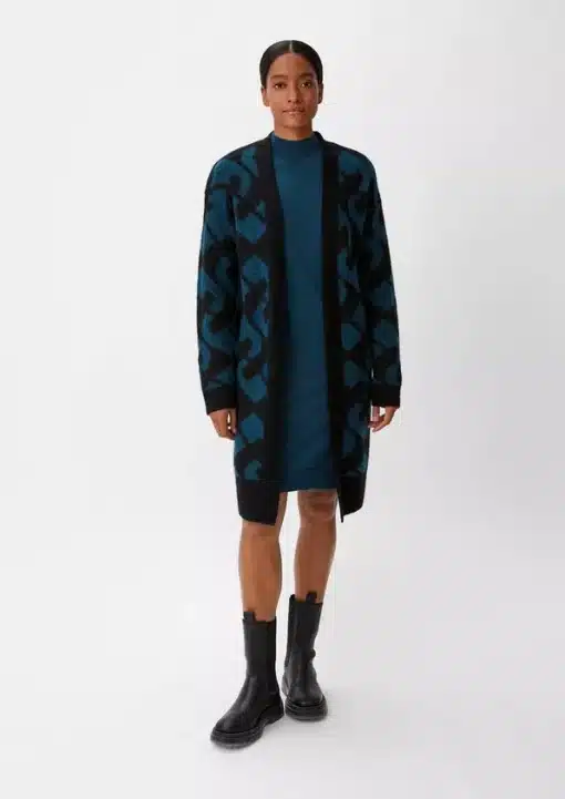 Comma, Knit Dress Dark Turquoise