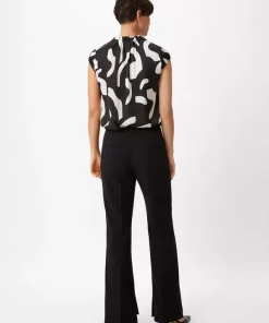 Comma, Blouse Top Black/White