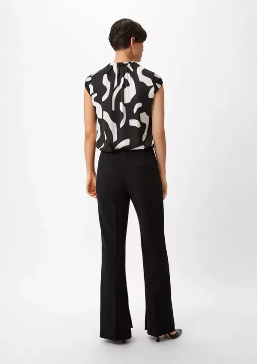 Comma, Blouse Top Black/White