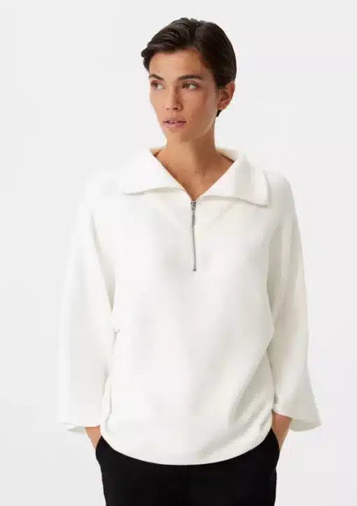 Comma, Poncho Pullover White