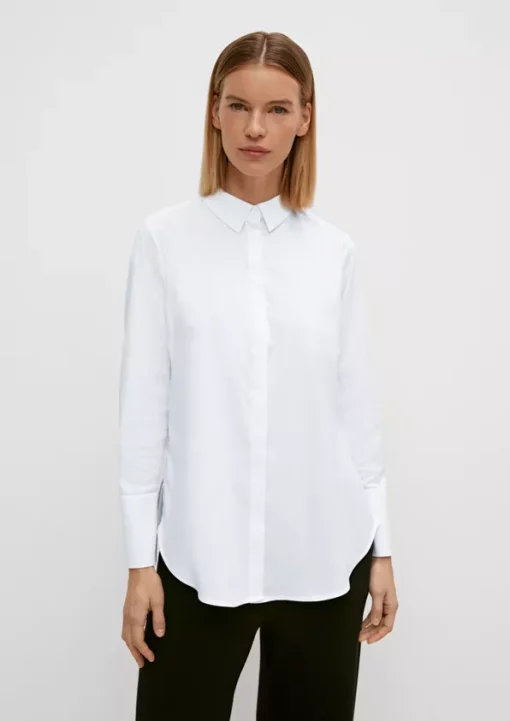 Comma, Long Blouse White