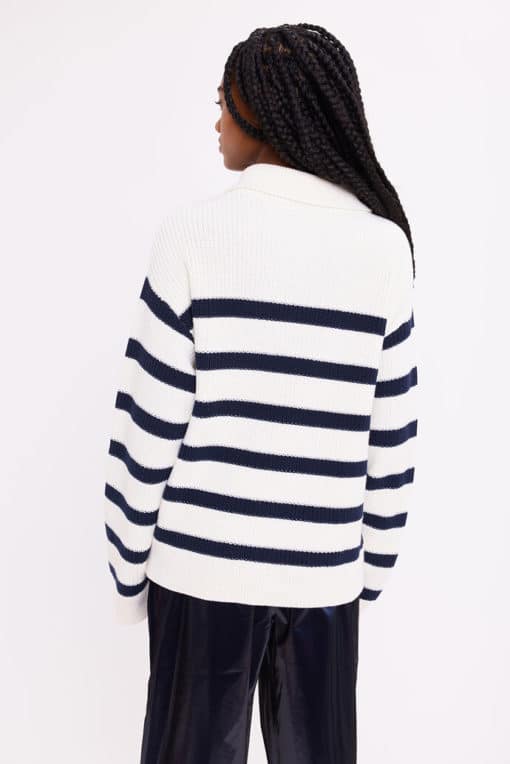 Envii Enmole Knit Navy Stripe