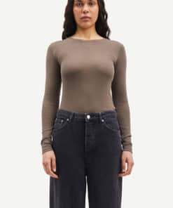 Samsoe & Samsoe Alexa Ls T-shirt Crocodile