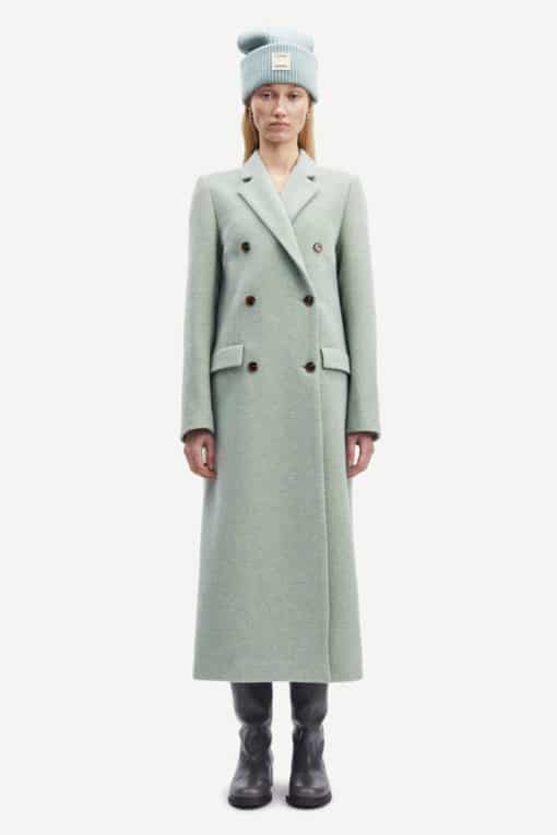 Samsoe & Samsoe Falcon Coat Misty Blue