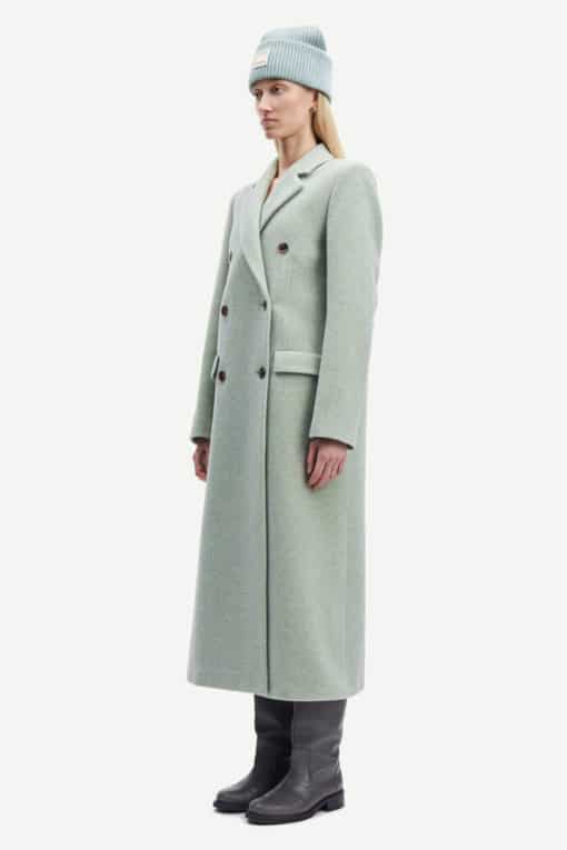 Samsoe & Samsoe Falcon Coat Misty Blue