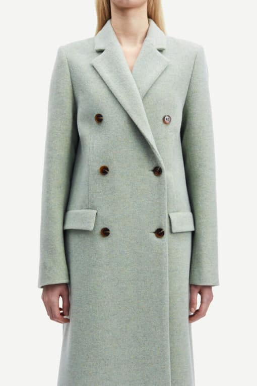 Samsoe & Samsoe Falcon Coat Misty Blue