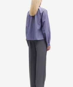 Samsoe & Samsoe Karookhi Blouse Blue Granite Whizz