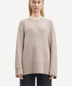 Samsoe & Samsoe Eliette Crew Neck Nacreous Clouds