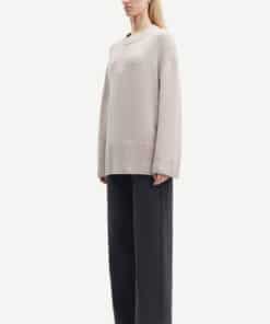Samsoe & Samsoe Eliette Crew Neck Nacreous Clouds