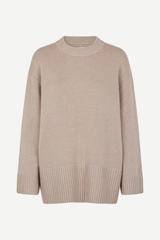 Samsoe & Samsoe Eliette Crew Neck Nacreous Clouds