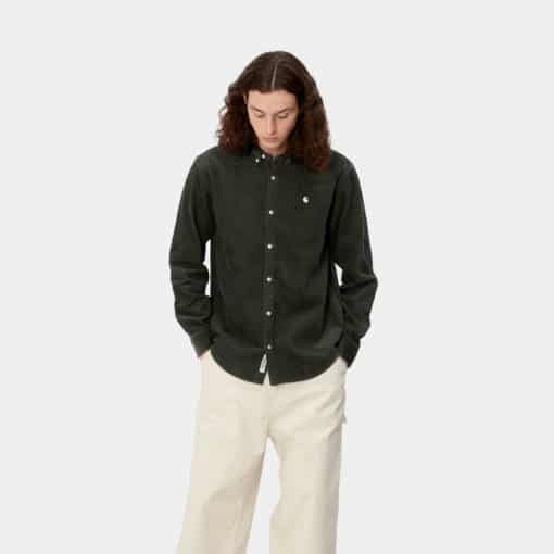 Carhartt WIP L/S Madison Cord Shirt Plant/Wax