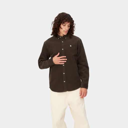 Carhartt WIP L/S Madison Cord Shirt Buckeye/Wax