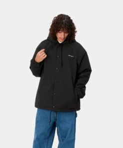 Carhartt WIP Hooded Coach Jacket Black