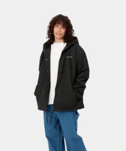 Carhartt Hooded Coach Jacket Black