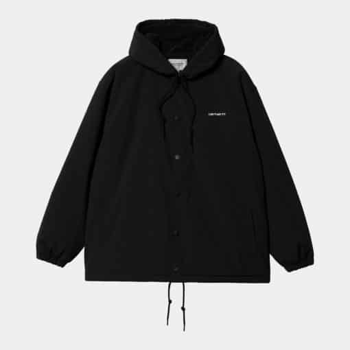 Carhartt WIP Hooded Coach Jacket Black