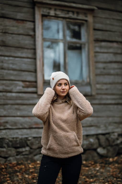 Superyellow Inari Merino Wool Beanie Vanilla