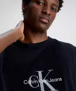 Calvin Klein Archival Mono Logo Tee Black
