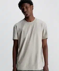 Calvin Klein Cotton T-shirt Plaza Taupe