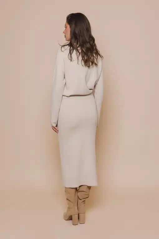 Rino & Pelle Janou Midi Skirt  Blanc