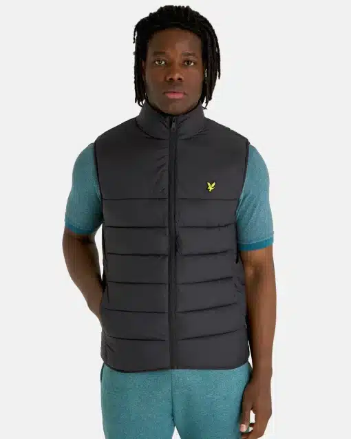 Lyle & Scott Wadded Gilet Black