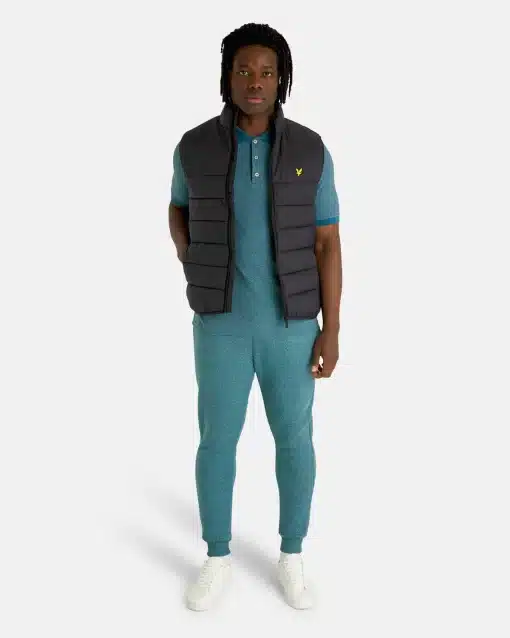Lyle & Scott Wadded Gilet Black