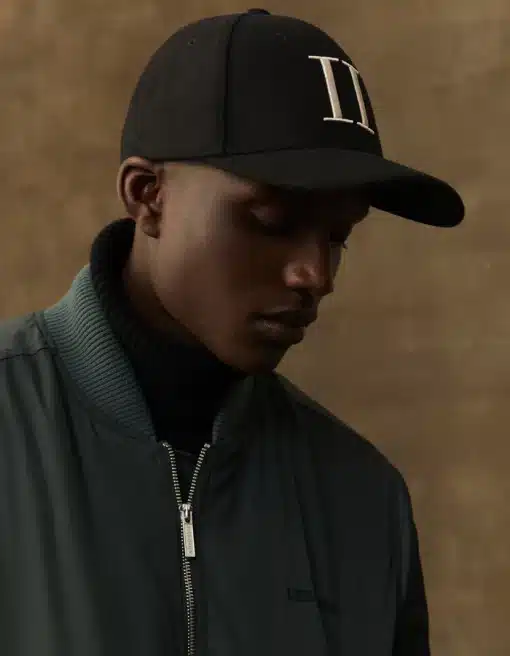 Les Deux Encore Wool Baseball Cap Black/Ivory