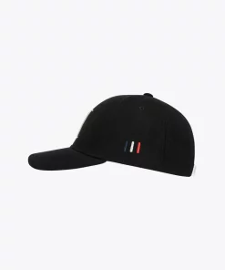 Les Deux Encore Wool Baseball Cap Black/Ivory