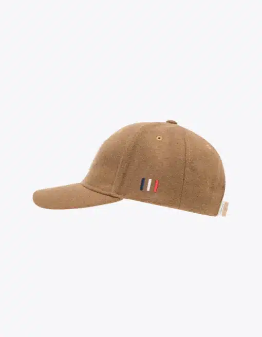 Les Deux Encore Wool Baseball Cap Camel/Ivory