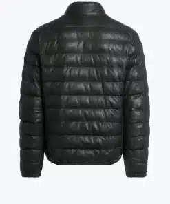 Parajumpers Ernie Leather Jacket Black