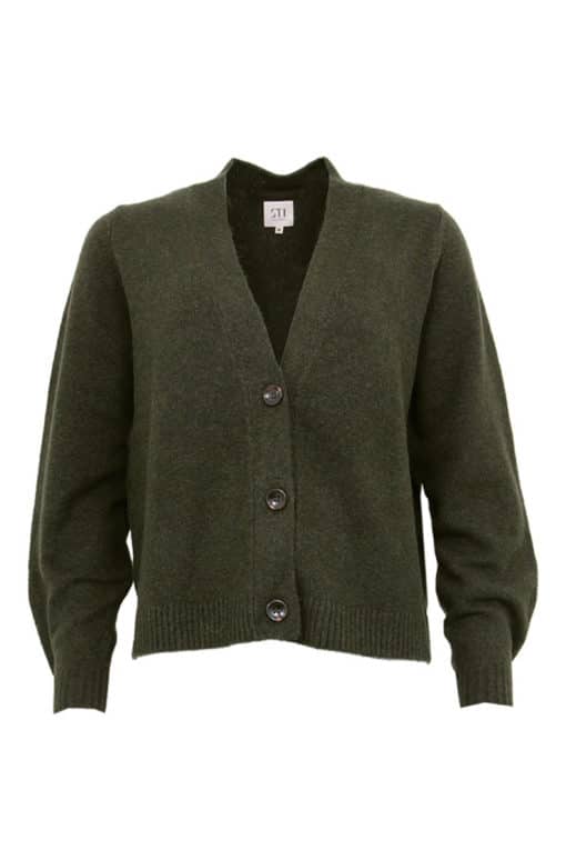 STI Orly Knit Dress Forest Green