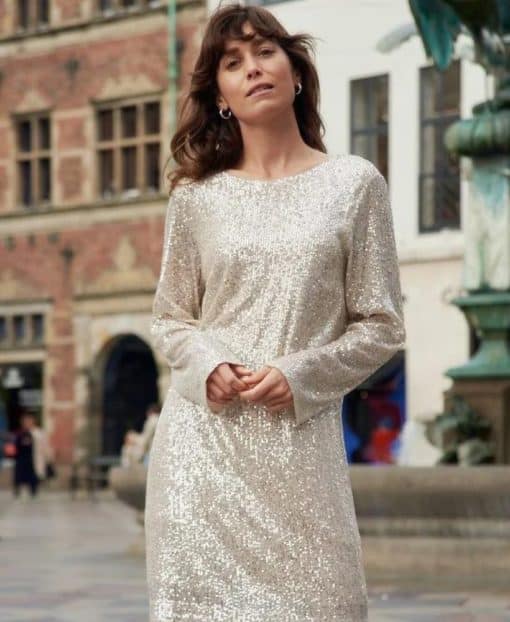 Part Two Darleen Dress Silver