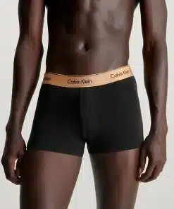 Calvin Klein Trunks - Modern Cotton Black W Gold Metallic Wb