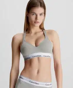 Calvin Klein Modern Cotton Bralette Grey Heather