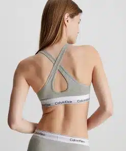 Calvin Klein Modern Cotton Bralette Grey Heather