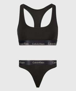 Calvin Klein Bralette And Thong Set - Modern Cotton