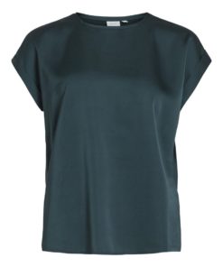 Vila Ellette Satin Top Ponderosa Pine