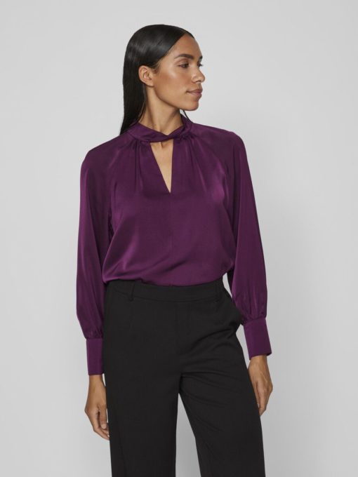 Vila Elma Halterneck L/S Top Winter Bloom