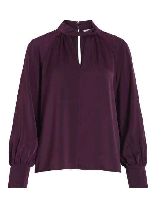 Vila Elma Halterneck L/S Top Winter Bloom