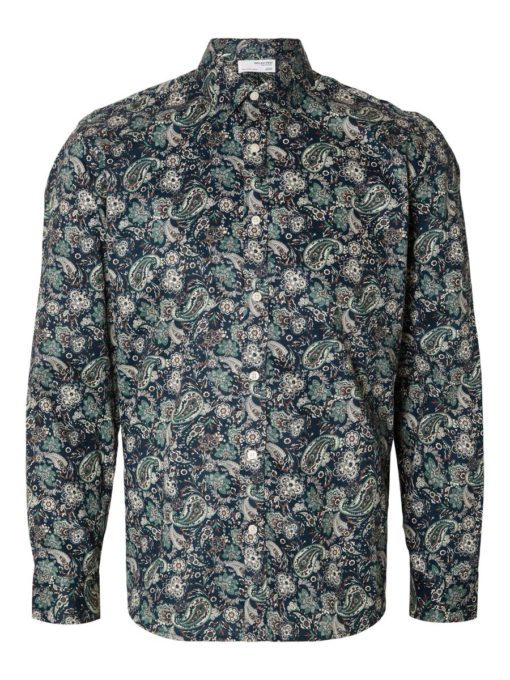 Selected Homme Slimsoho Shirt Dark Navy