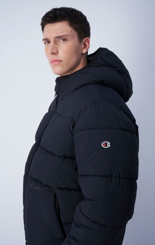 Champion Rochester 1919 Puffer Jacket Black