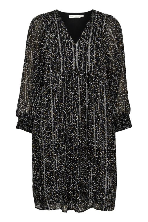 InWear Leatrix Dress Black Noun Confetti