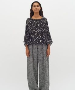 InWear Lendra Blouse Graphic Plisse Strokes