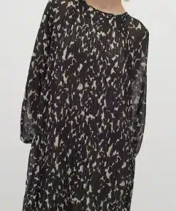 InWear Lendra Dress Graphic Plisse Strokes