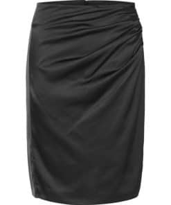 InWear Zilky Drape Skirt Black