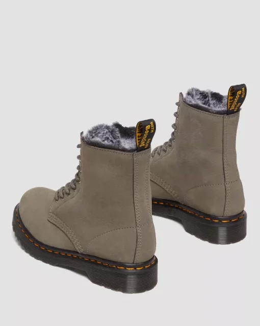 Dr. 1460 Martens Serena Boots Nickel Grey