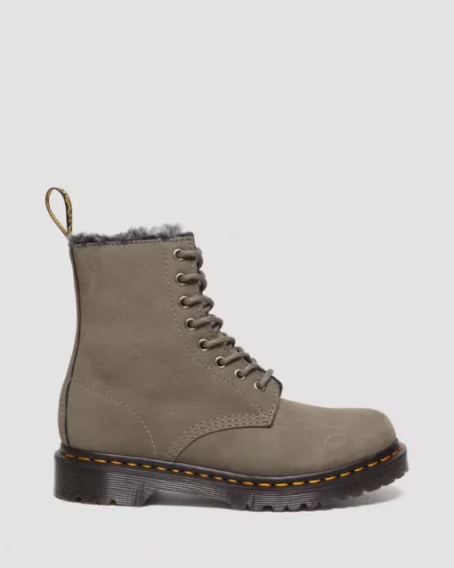 Dr. 1460 Martens Serena Boots Nickel Grey