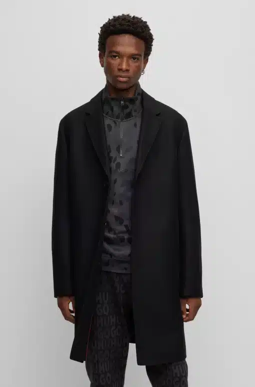 Hugo Malte Coat Black