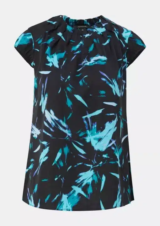 Comma, Blouse Top Black